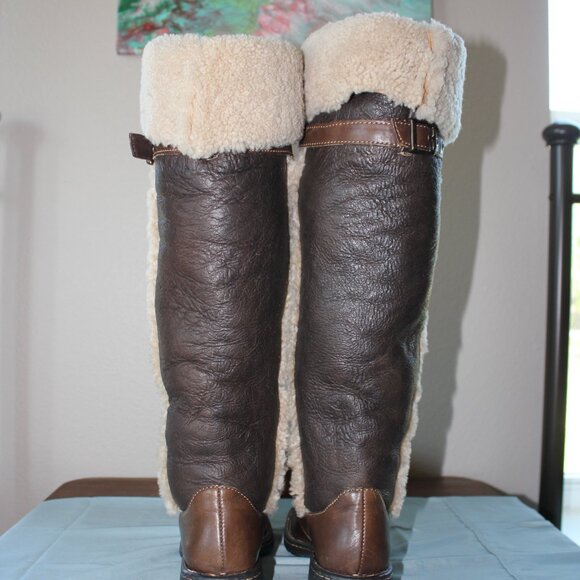 Born Oakdale tall shearling lined boots Size 7.5 - Picture 5 of 12